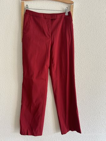 Pantalon élégant JDY rouge taille 34, vintage
