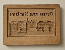 🔥 Antikes Biber-Model Holz | Gruss aus Herisau Appenzell 🔥