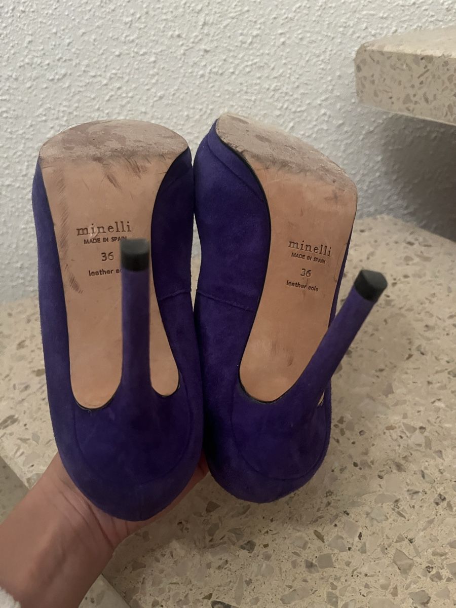 Scarpe da donna: Escarpins talons hauts en cuir Minelli 36 – Usato da Bellevue venduto da utilisatratice 2