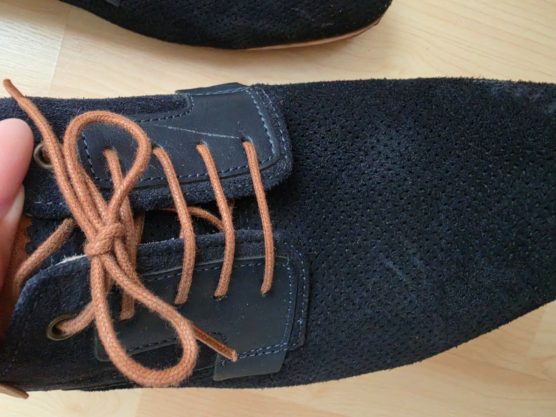Scarpe da uomo: Herrenschuhe Echtleder Schwarz Gr. 46 – Usato da Birr venduto da V-K 3