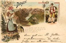 Appeenzell  AI  -  Gruss aus den Bergen     um 1912