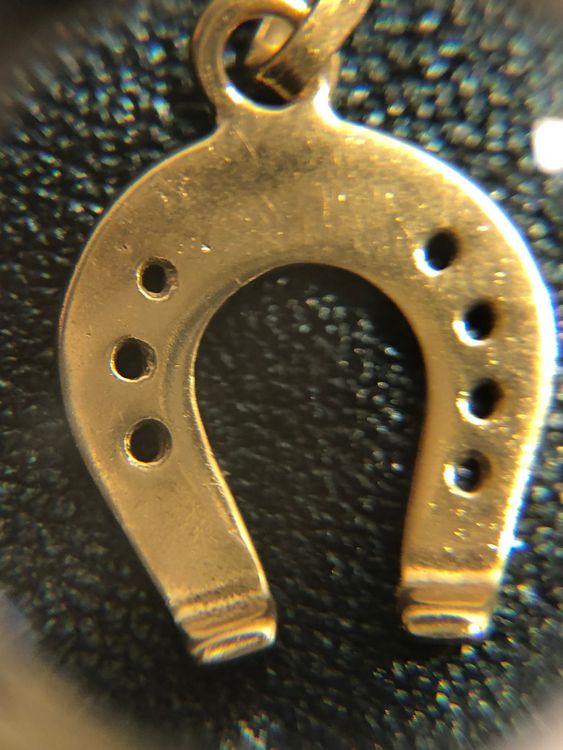 Ciondoli: Anhänger Hufeisen aus 18 Karat Gelbgold Au 750 – Usato da Bern venduto da bombich 6