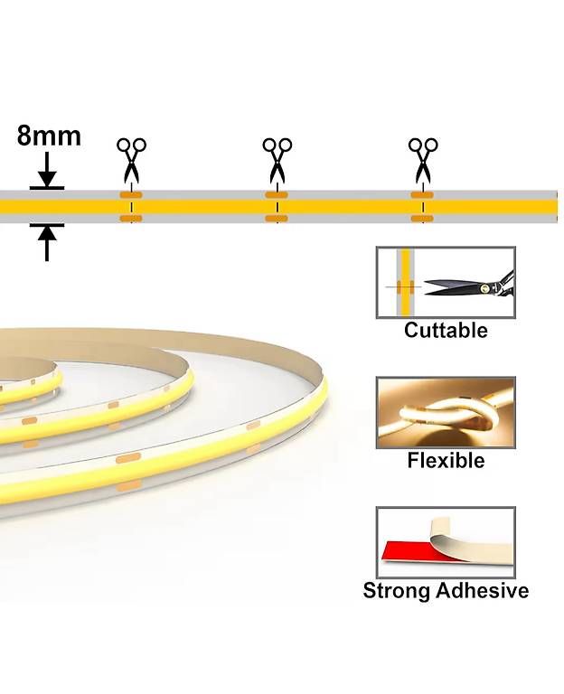 Tutte le decorazioni: Striscia LED Bianca Calda 10m 3000K Dimmerabile – Usato da Pregassona venduto da and_jf7p 3