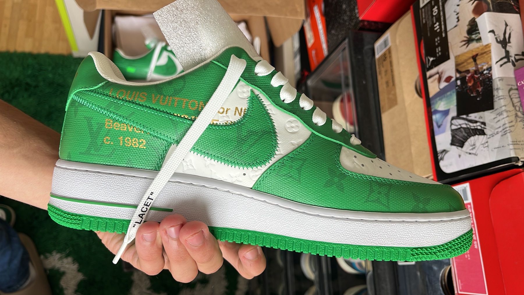 Louis Vuitton Chaussures hommes: Air Force 1 Louis Vuitton – Neuf avec emballage d'origine à Genève par 3M_JR 3