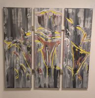 😊 CC Art BILD,100x90cm, auf Leinwand, handmade