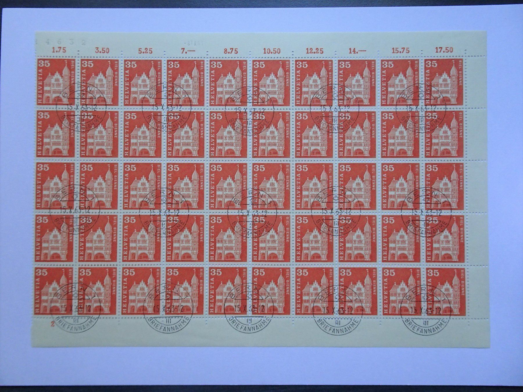 Alle Briefmarken: 1963 – Neu (gemäss Beschreibung) aus Aadorf von Chnorli-Furz