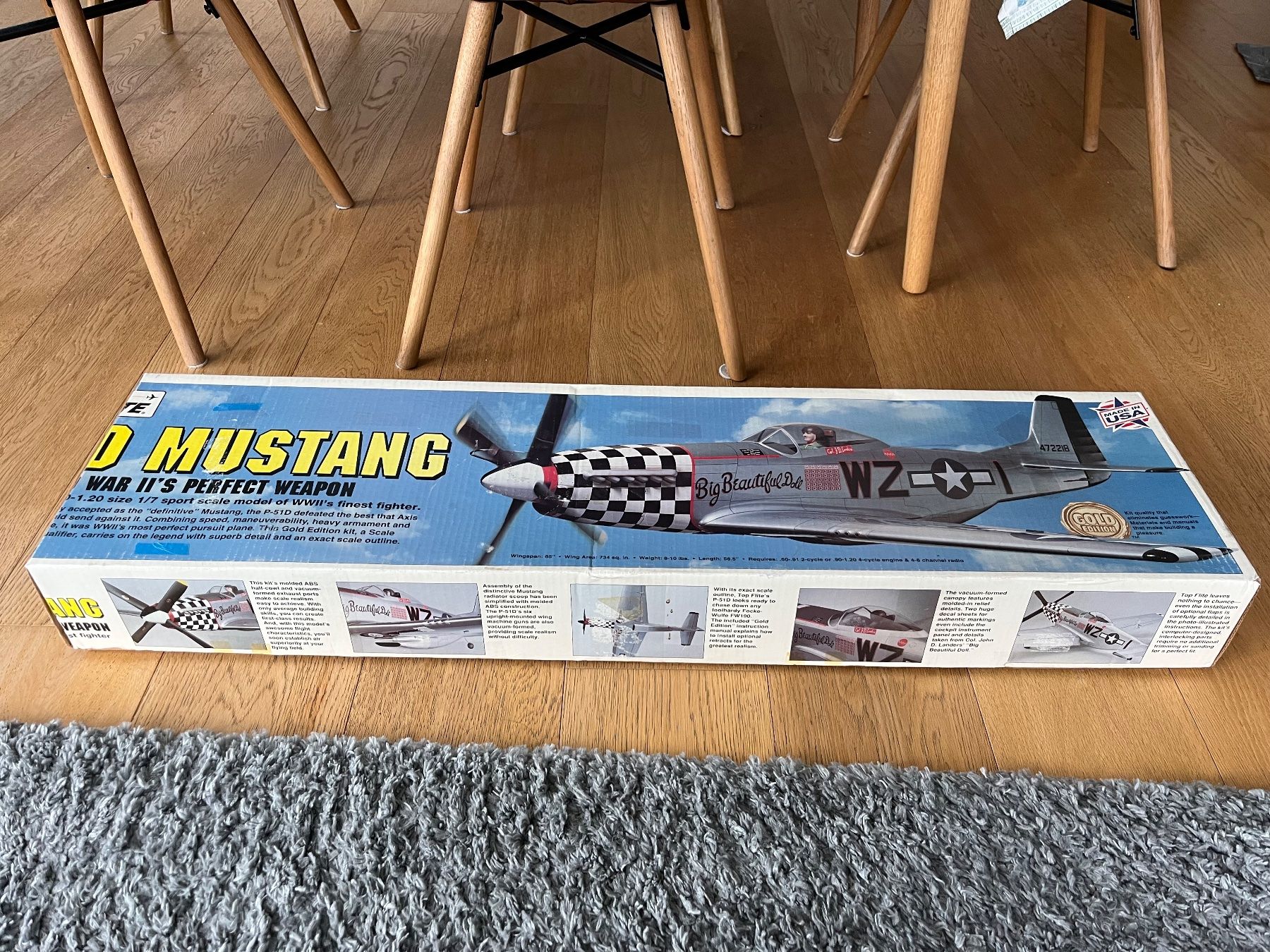 Modellismo RC: Top Flite P-51D Mustang modèle avion Kit – Nuovo (secondo la descrizione) da geneve venduto da sergiom4