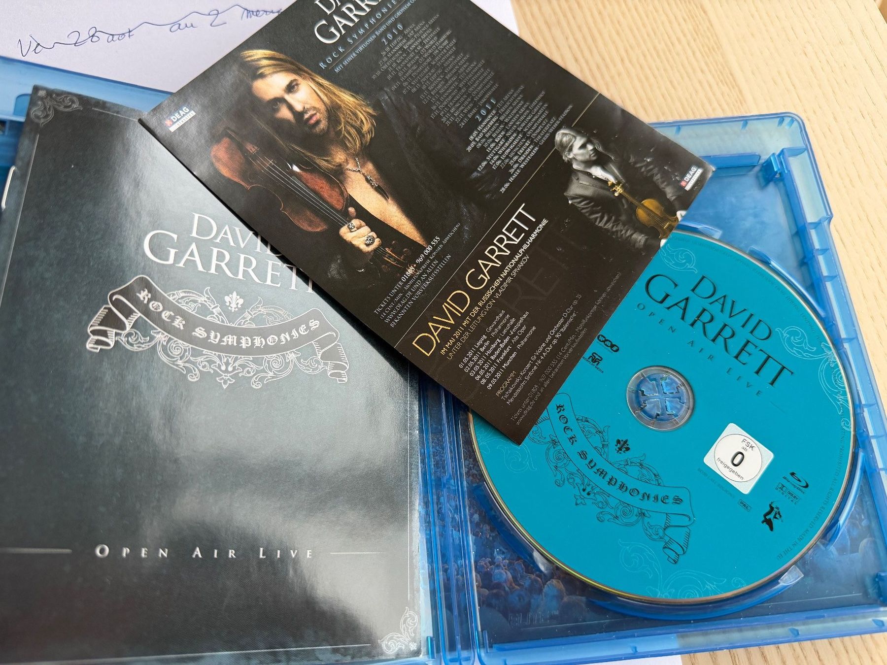 Alle DVDs: Blue-Ray David Garrett Rock Symphonics – Gebraucht aus Fribourg von J334455 2