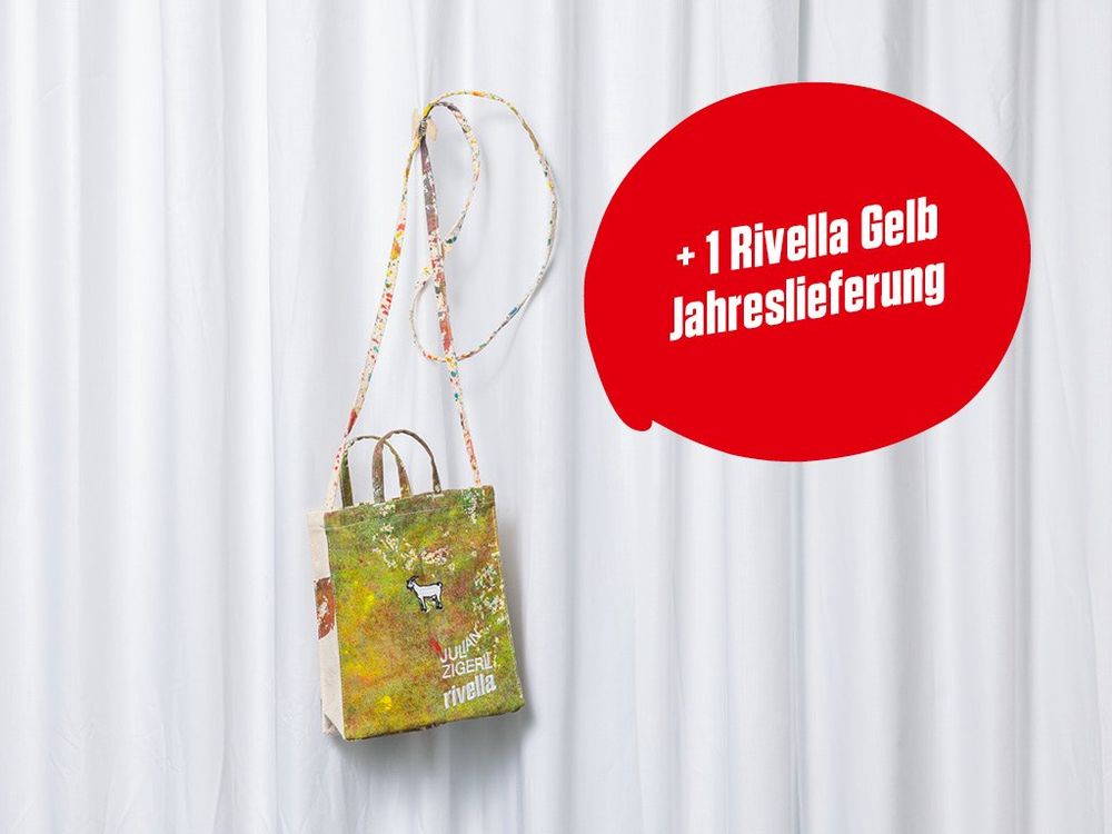 Rivella Jutentasche + Rivella Gelb Jahreslieferung (Neu (gemäss ...