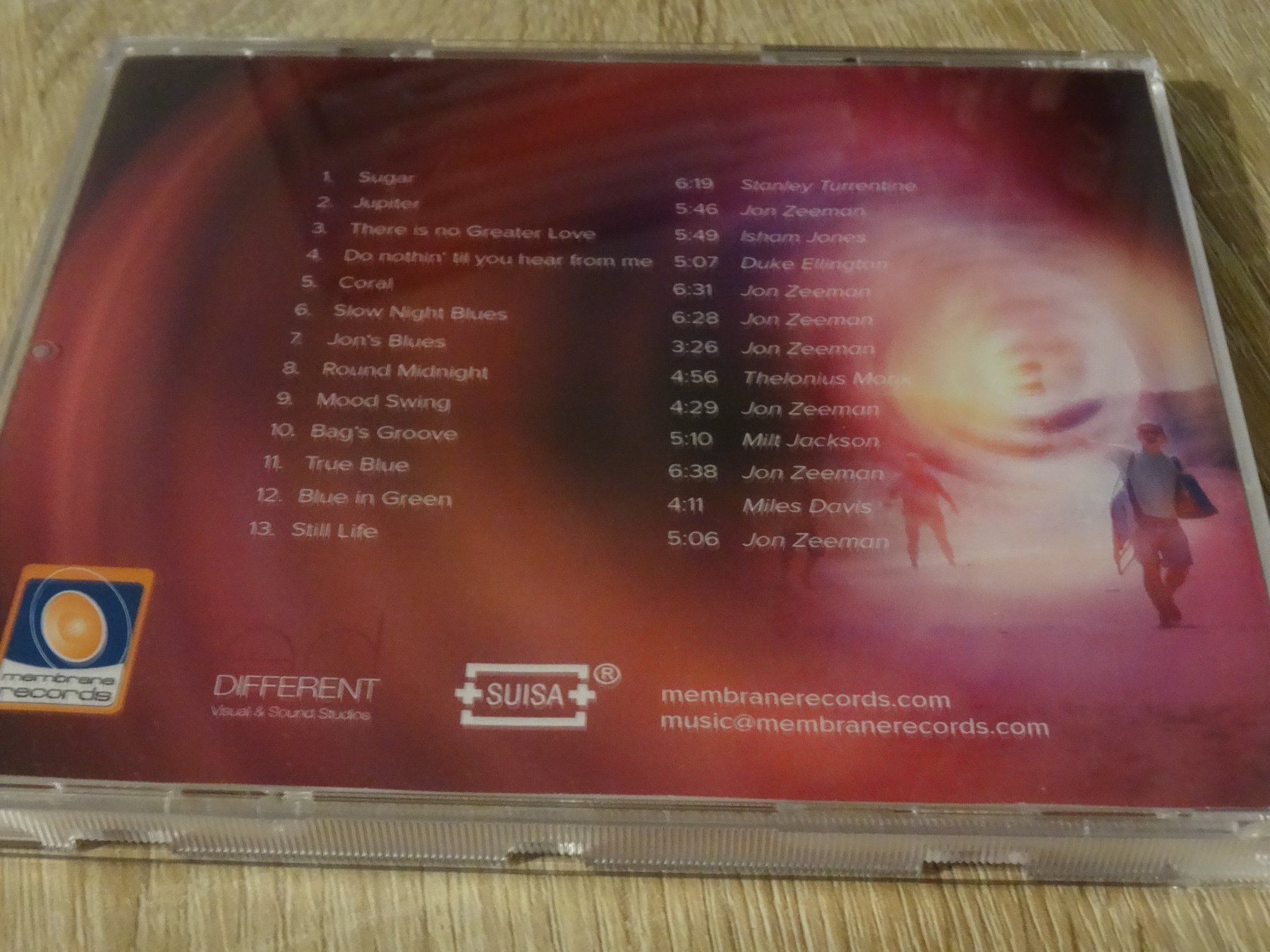 CDs: Jon Zeeman - Jazz Blues CD – Gebraucht aus Olten von Disc-Ausverkauf 1