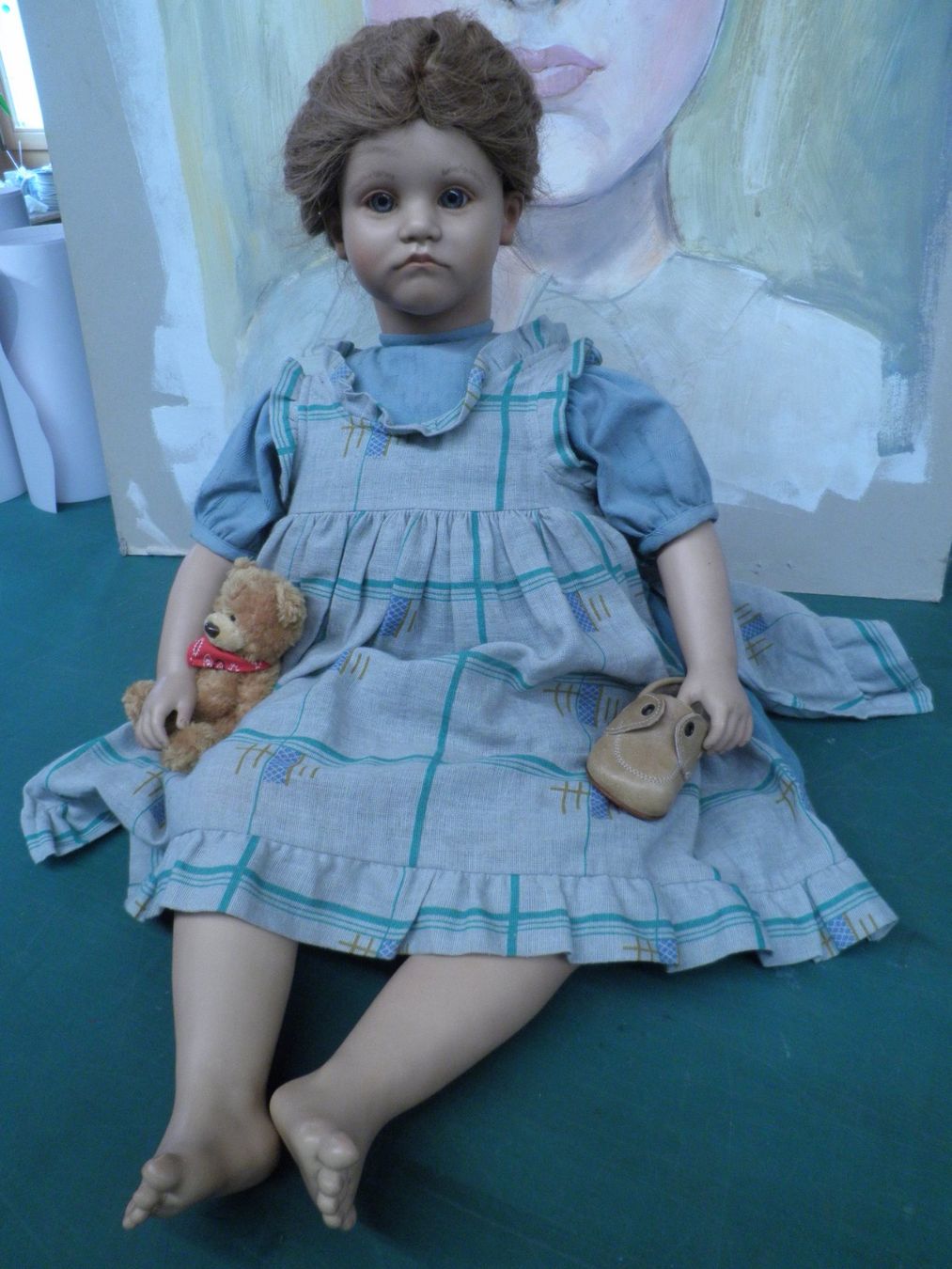 Annette Himstedt Puppen: Annette Himstedt-Puppe "Käthe" 1985 – Gebraucht aus Rohrbach von chri2009 1