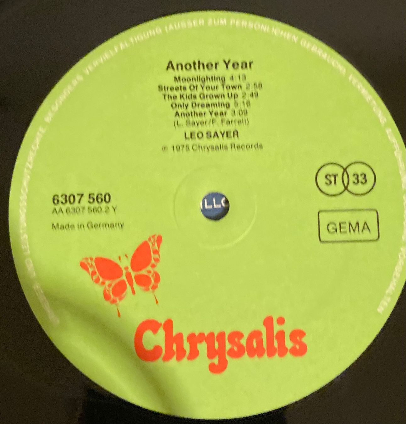 Dischi in vinile: Leo Sayer - Another Year LP °1975° MINT – Nuovo (secondo la descrizione) da Wettingen venduto da 12.Zoll.Vinyl 5