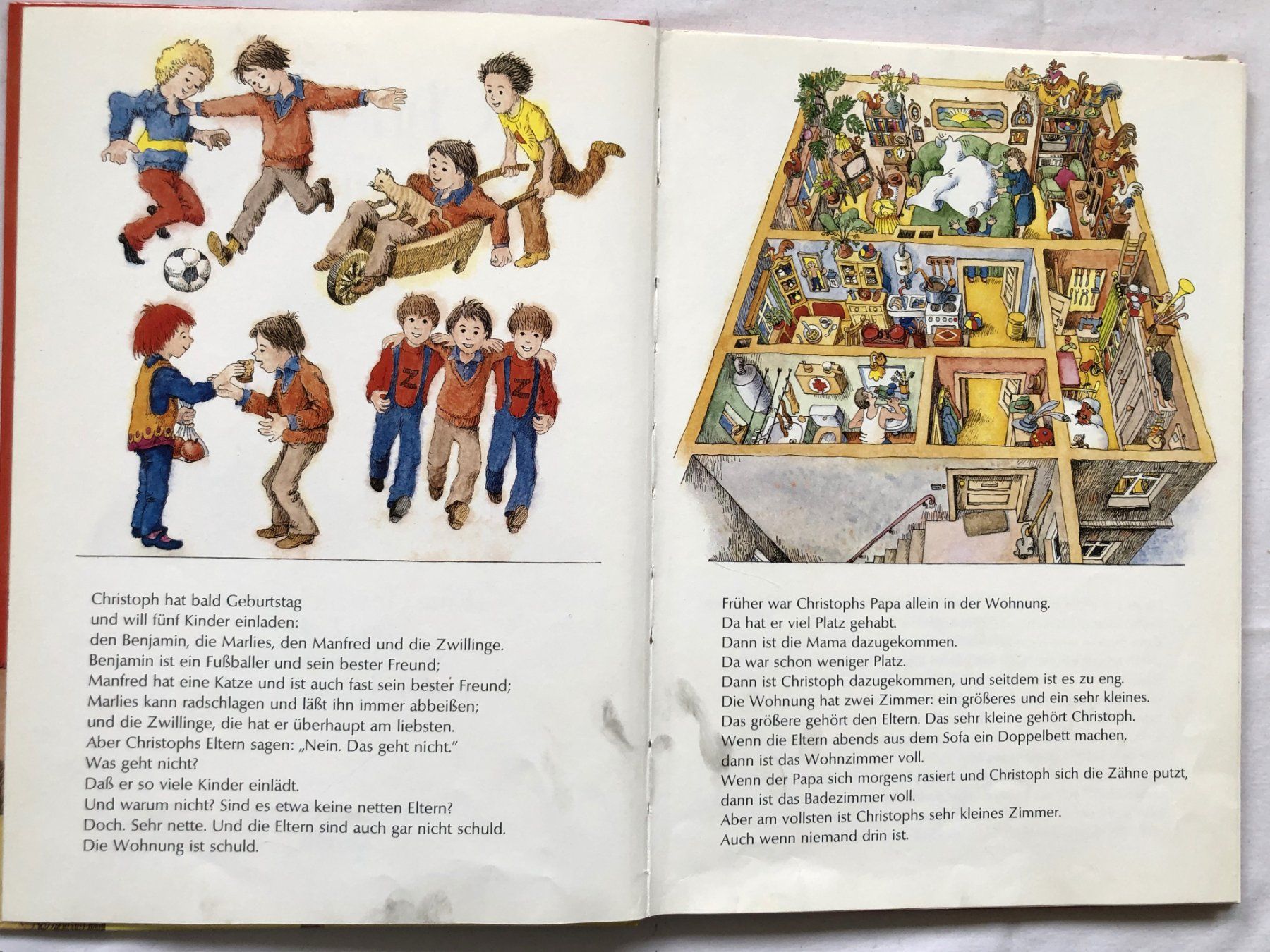 Libri: Christoph will ein Fest - Kinderbuch mit Poster – Usato da Schaffhausen venduto da durruti 3