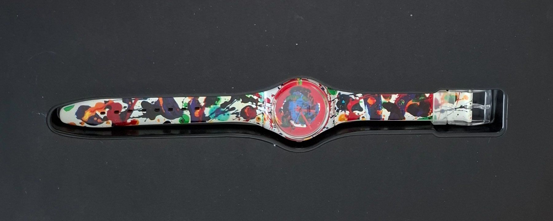 Swatch Orologi: Swatch Uhr Sam Francis, Original mit Dokumentenstempel – Nuovo e nell'imballaggio originale da Schlieren venduto da Wipkingen03 2