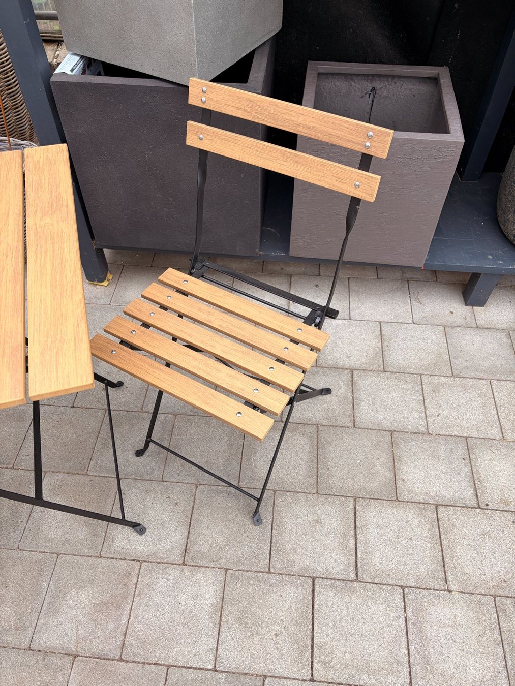 Set di tavolo e panche: Bistrotisch Holzoptik – Nuovo (secondo la descrizione) da Sursee venduto da pflugshaupt01 2