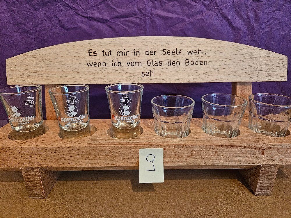Articoli in legno: Schnapsbänkli Handmade – Nuovo e nell'imballaggio originale da Steinach venduto da HD1966 1