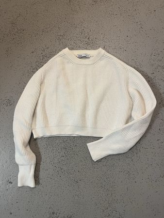 Pullover weiss Zara