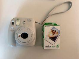 Fujifilm Instax Mini 9 Sofortbildkamera grau