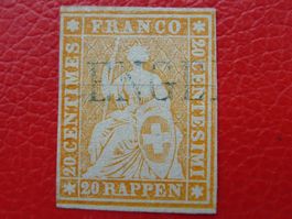 Strubel 25D (25B3) von ENGELBERG - Stabstempel!, Kat: 280.-+