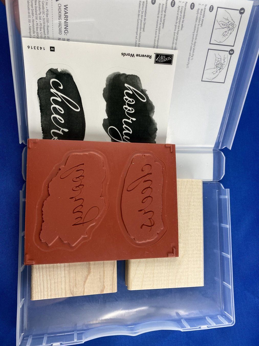 Stampin' up! Stempel: Stampin up Stempel Reverse Words/Worte – Neu und originalverpackt aus Gündlischwand von Rebenhof 1