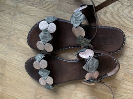 Silko leder sandalen