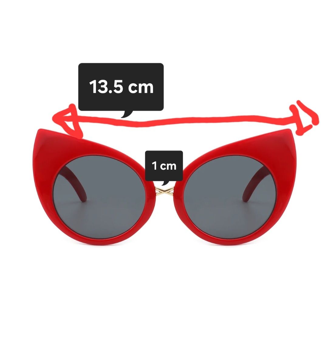 Occhiali & Lenti: Sonnenbrille rot Cat Eye – Nuovo (secondo la descrizione) da Zürich venduto da norhai 4