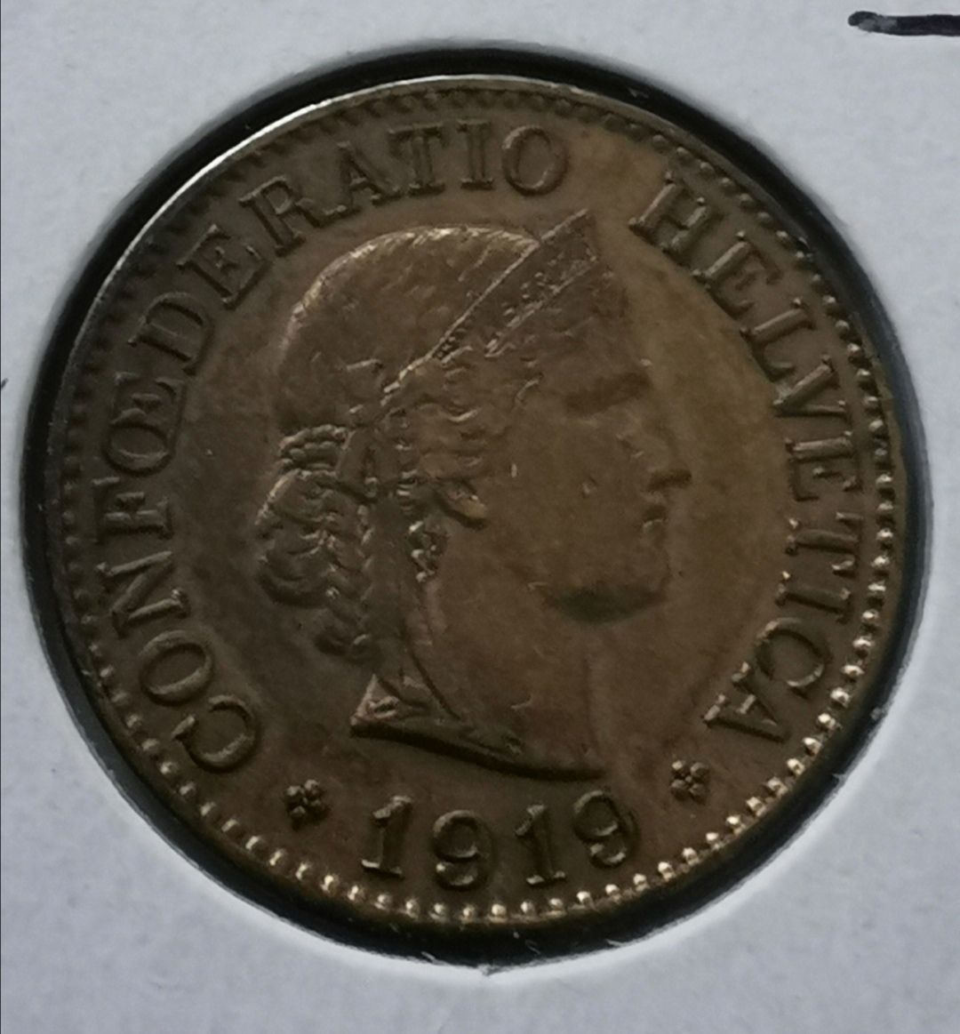 Tutti le monete: 10 Rappen 1919 Messing – Usato da Zürich venduto da turbopuz