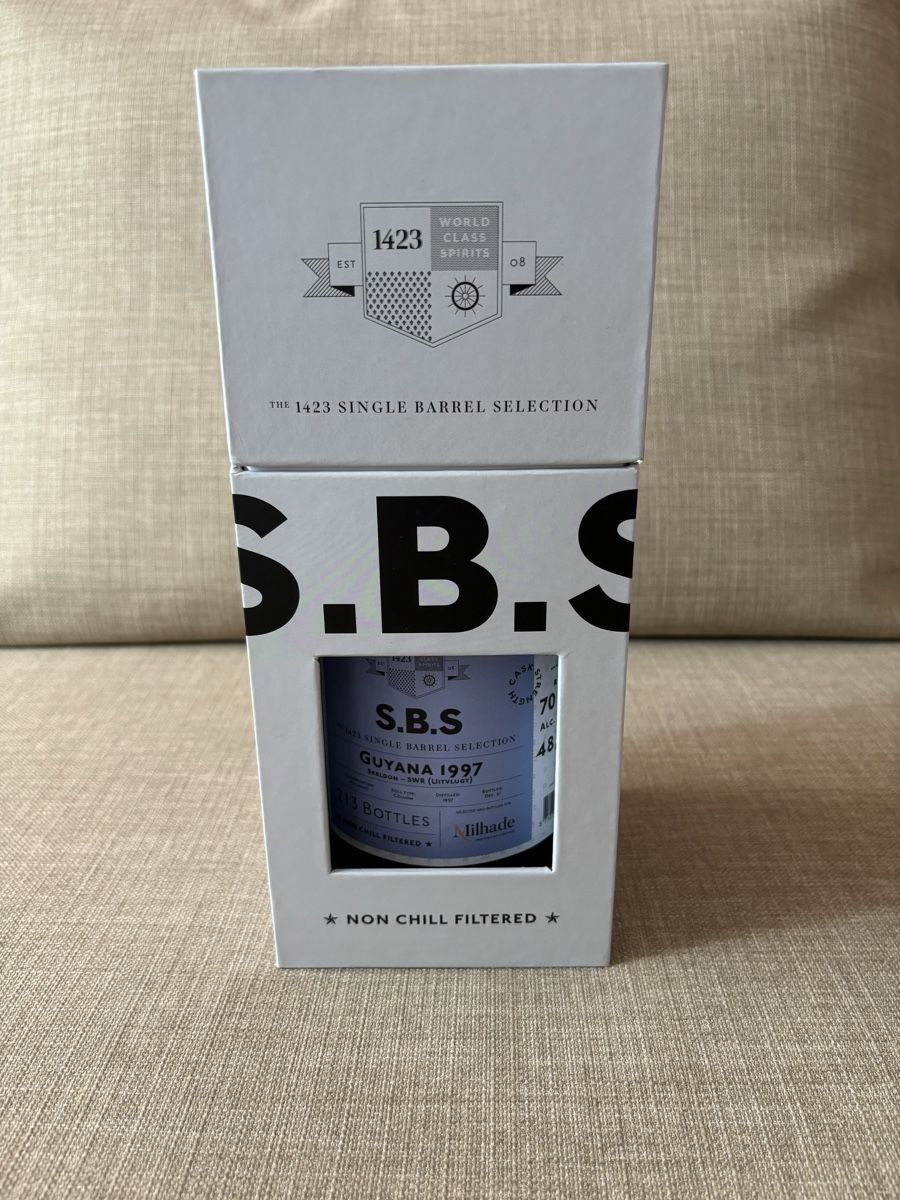 Bevande alcoliche: S.B.S 1423 Guyana (Skeldon) 1997 – Nuovo e nell'imballaggio originale da Thalwil venduto da Tannezapfe 1