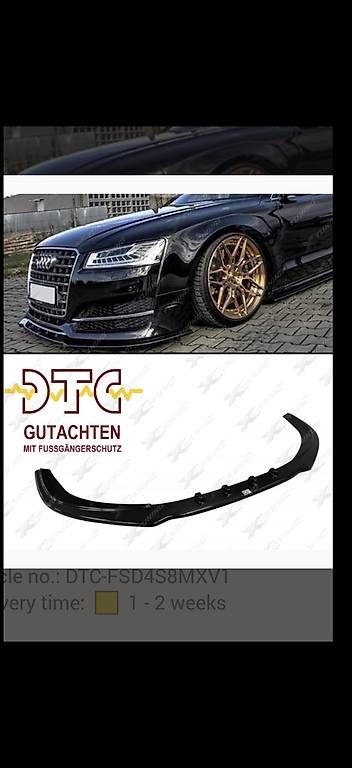 Alle Autoersatzteile: FrontSpoiler audi s8 d4 2013-2015 – Neu und originalverpackt aus Recherswil von Maxc01 1