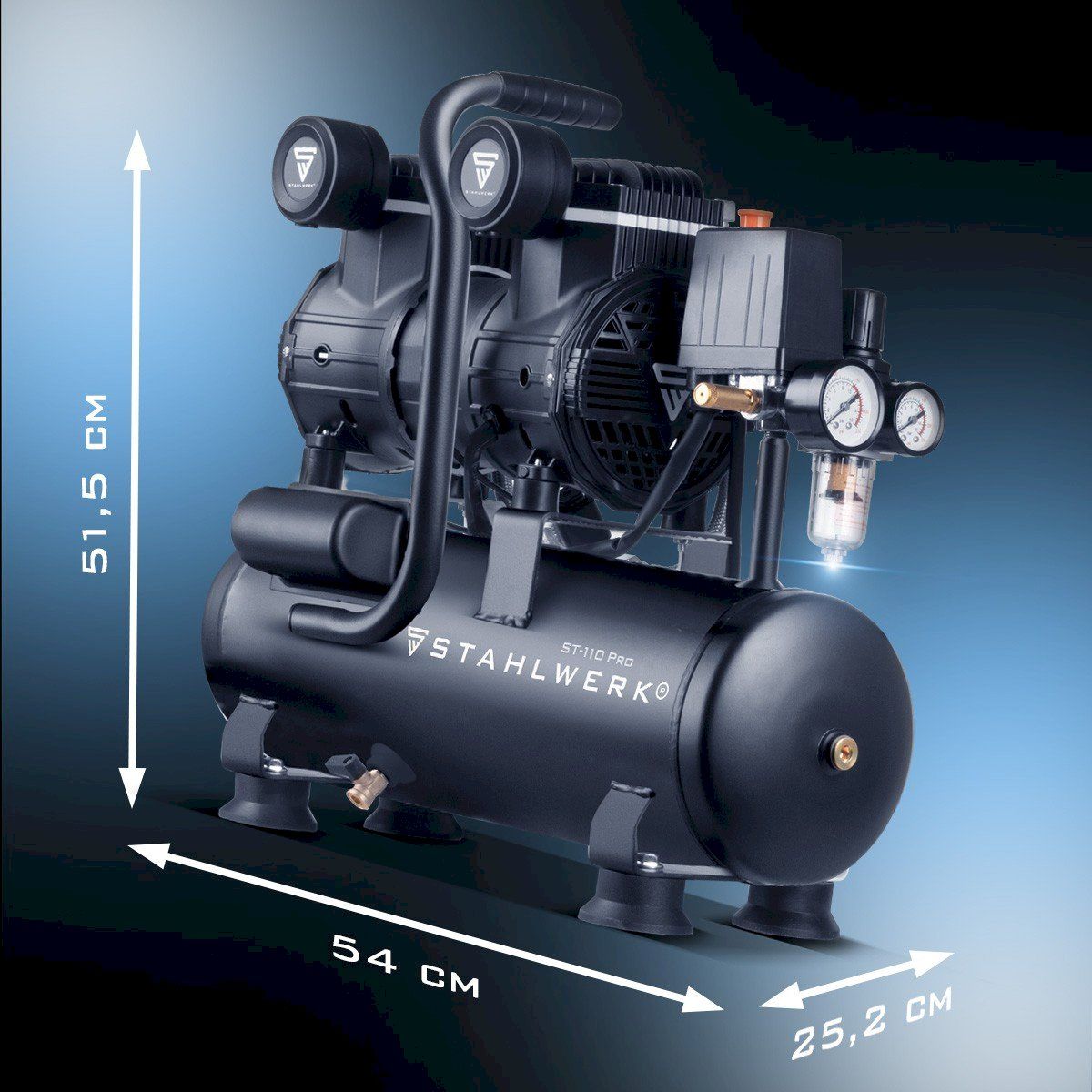 Compressori: STAHLWERK Flüsterkompressor ST 110 Pro – Nuovo e nell'imballaggio originale da Bottighofen venduto da zaap 1