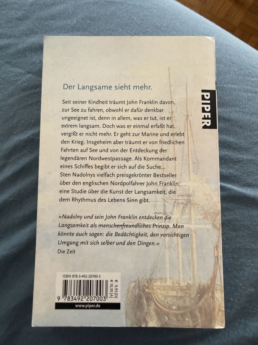 Livres: Die Entdeckung der Langsamkeit - Sten Nadolny – D'occasion à Aarau par Tam6 1