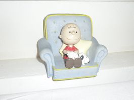 Vintage Peanuts Snoopy Charlie Brown Spardose Sparschwein