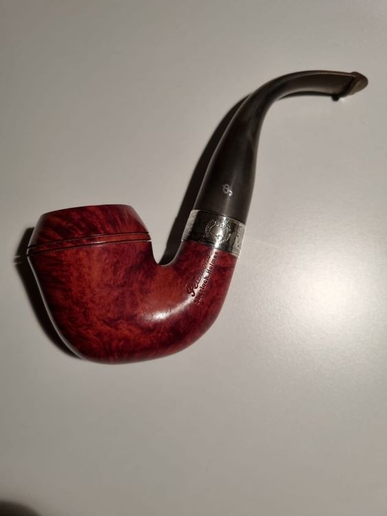 Pfeife Peterson Sherlock Holmes Baskerville P-Lip mit Silber (Gebraucht ...