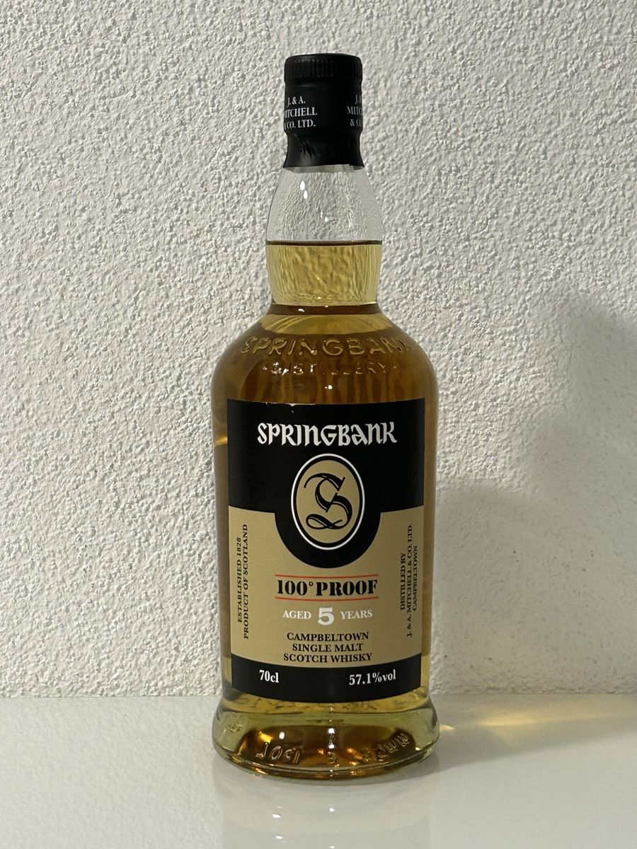 Springbank Bevande alcoliche: SPRINGBANK 5 Proof 100 – Nuovo e nell'imballaggio originale da Zug venduto da A1L-B