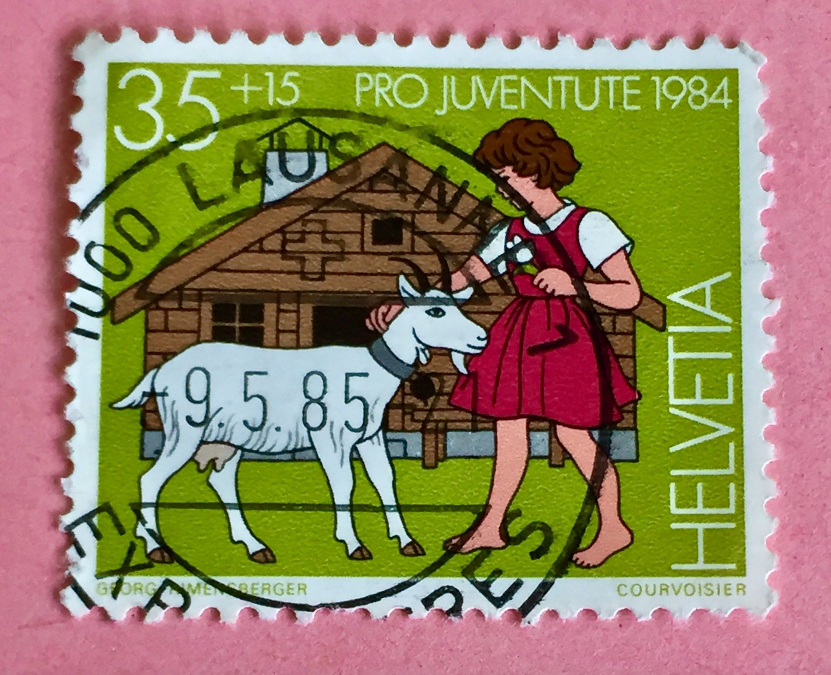 Tutti i francobolli: Nr.J 290 GESTEMPELT 1984 Lausanne    – Usato da Aarau venduto da Billa007