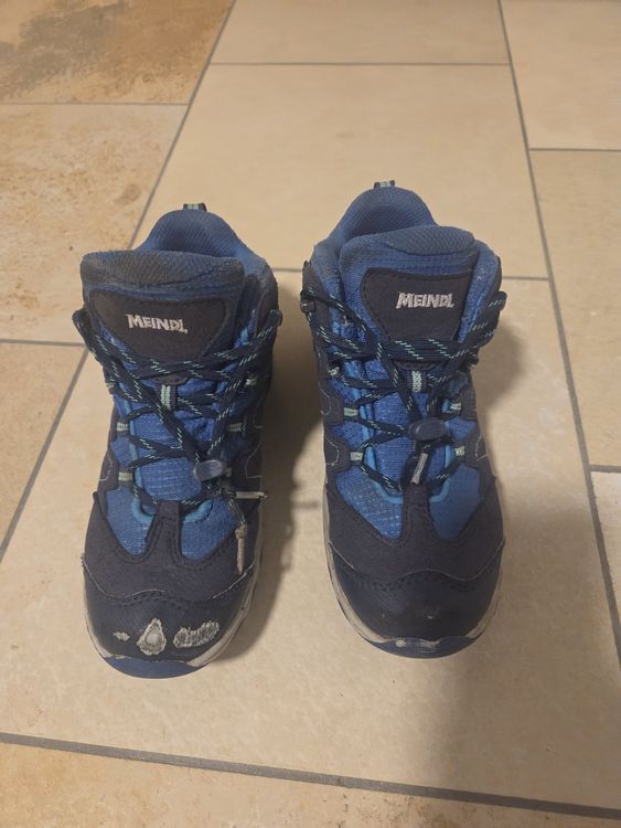 Chaussures de randonnée déperlantes à scratch 28 au 34 enfant, NH500