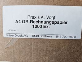 QR-Rechnungspapier A4 m. Perforation (ca. 950 Stck.)