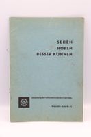 VW Einstellung des vollsynchronisierten Getriebes HBuch 1961