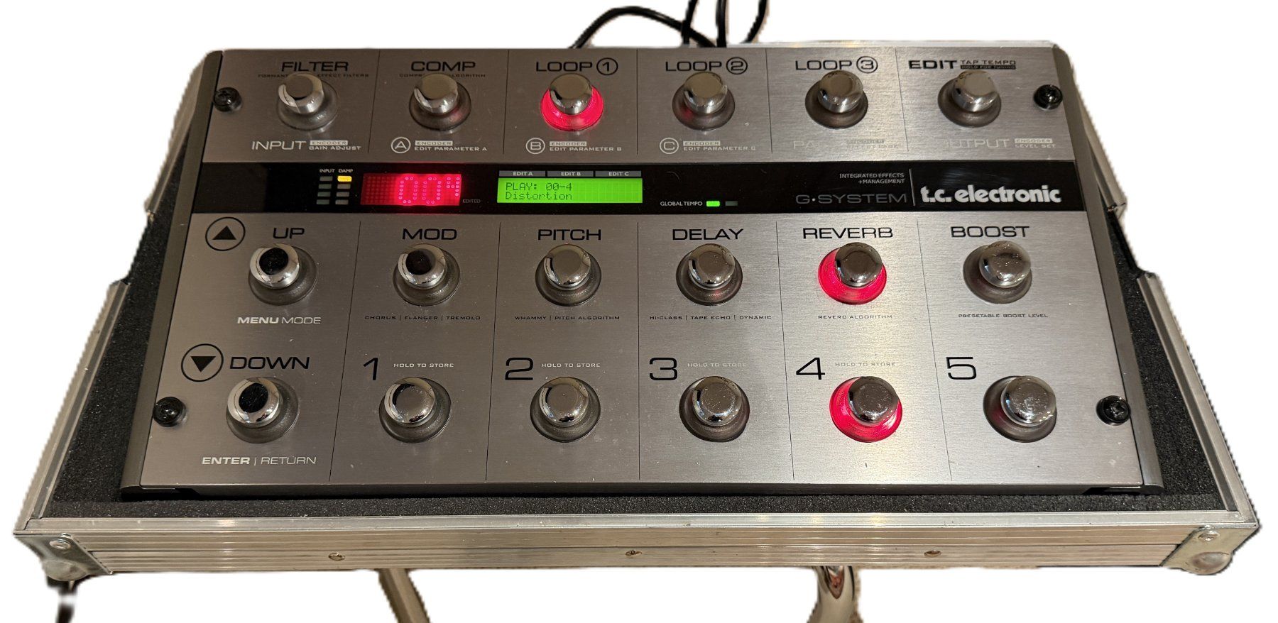 Strumenti musicali: G-SYSTEM t.c. electronic Guitar Multi-Effects mit Case – Usato da Baar venduto da Wolferich 2