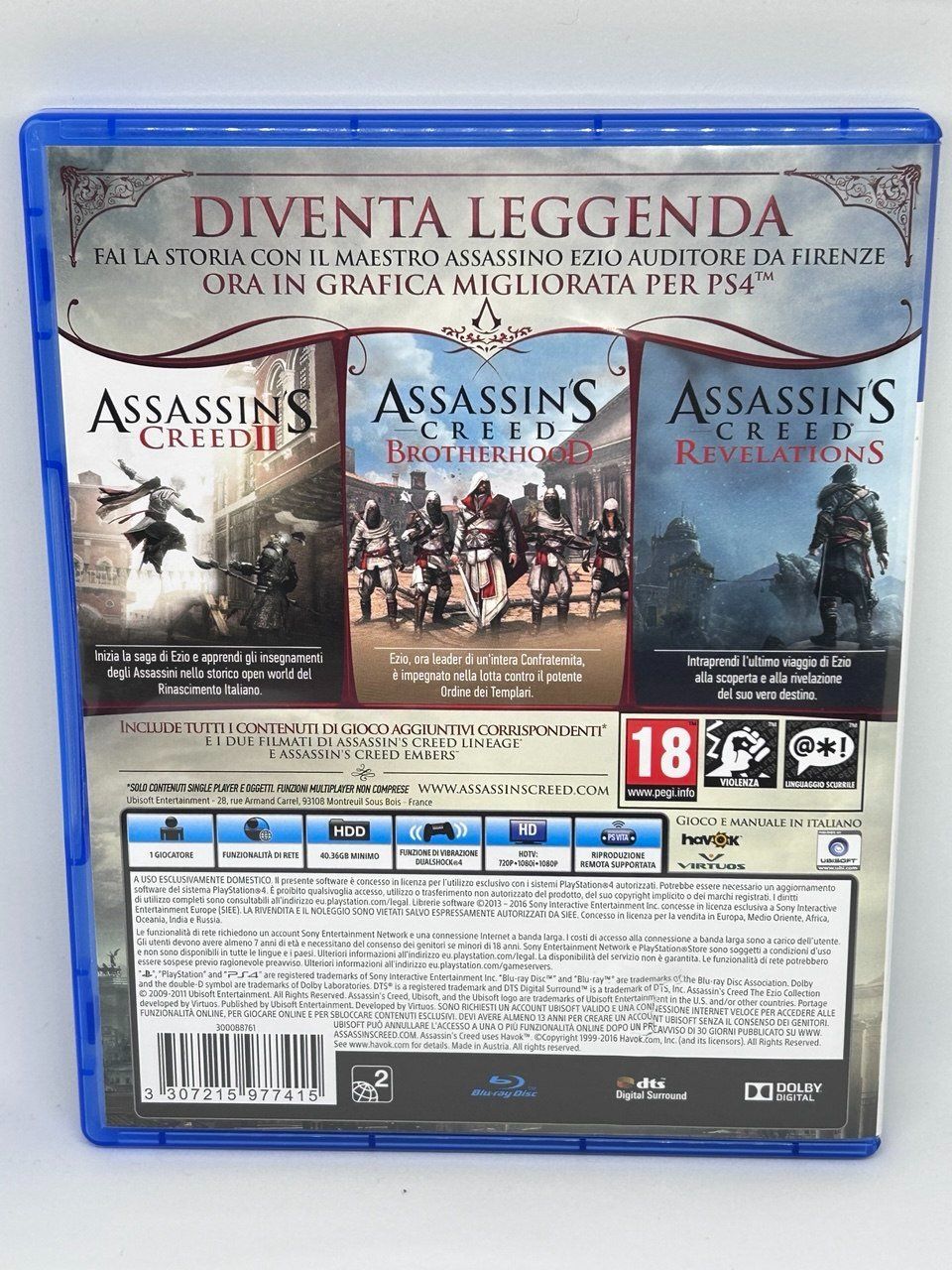 Sony Giochi: Assassin's Creed: The Ezio Collection – Usato da Giubiasco venduto da LorisVale 1