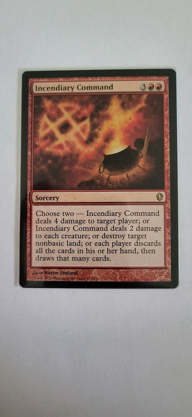 Magic The Gathering Sammelbilder & Trading cards: MTG – Incendiary Command – Gebraucht aus Münsingen von Heroism2010