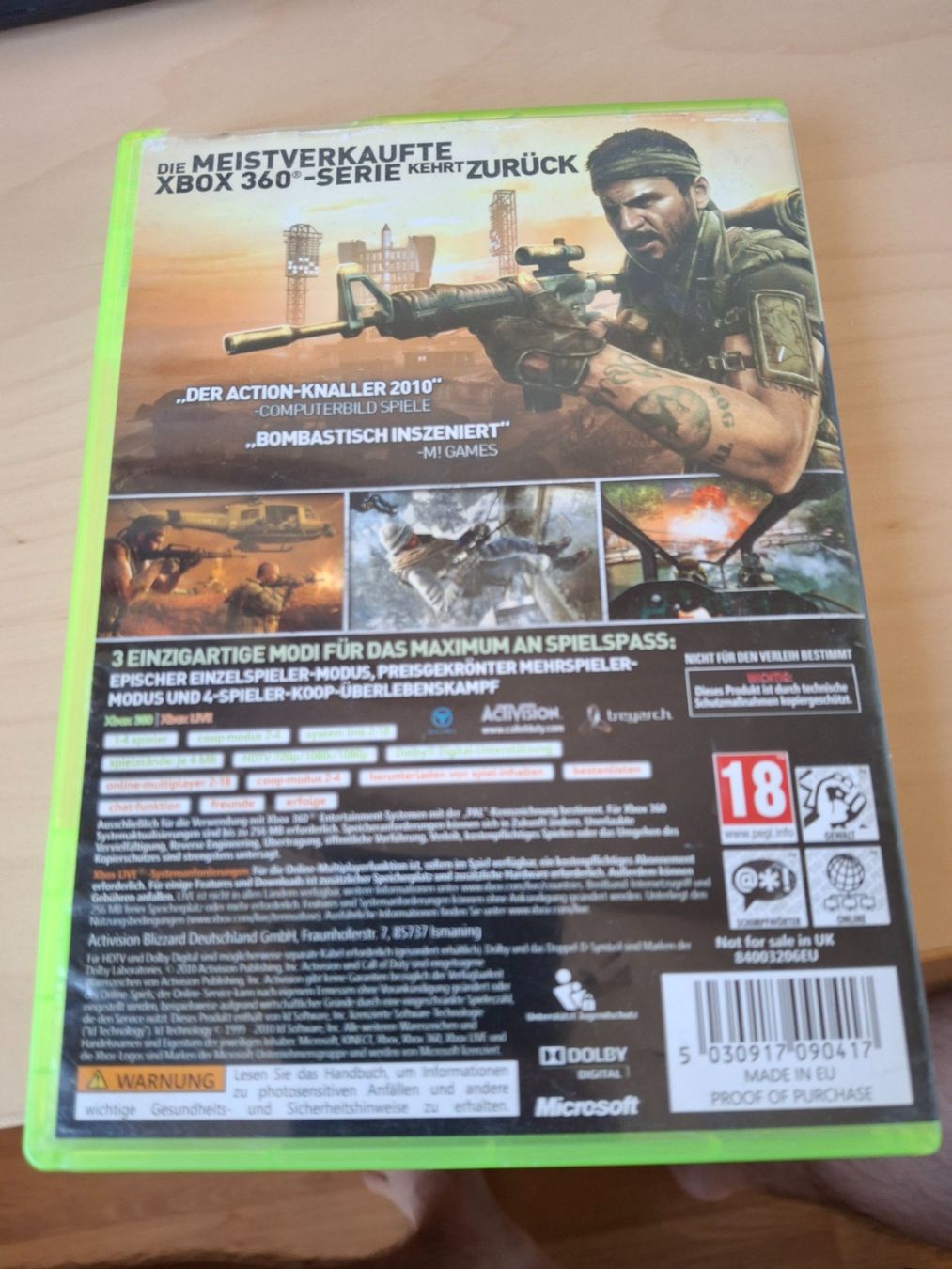 Spiele: CALL OF DUTY BLACK OPS – Gebraucht aus Ipsach von Wildlifecolors 1