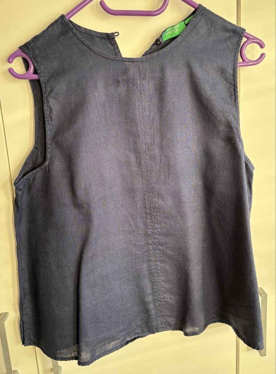 Benetton Camicette: Leinenbluse Benetton – Usato da Schaffhausen venduto da Atlas110