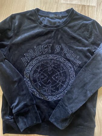 Pull velours noir PROJECT X PARIS taille S