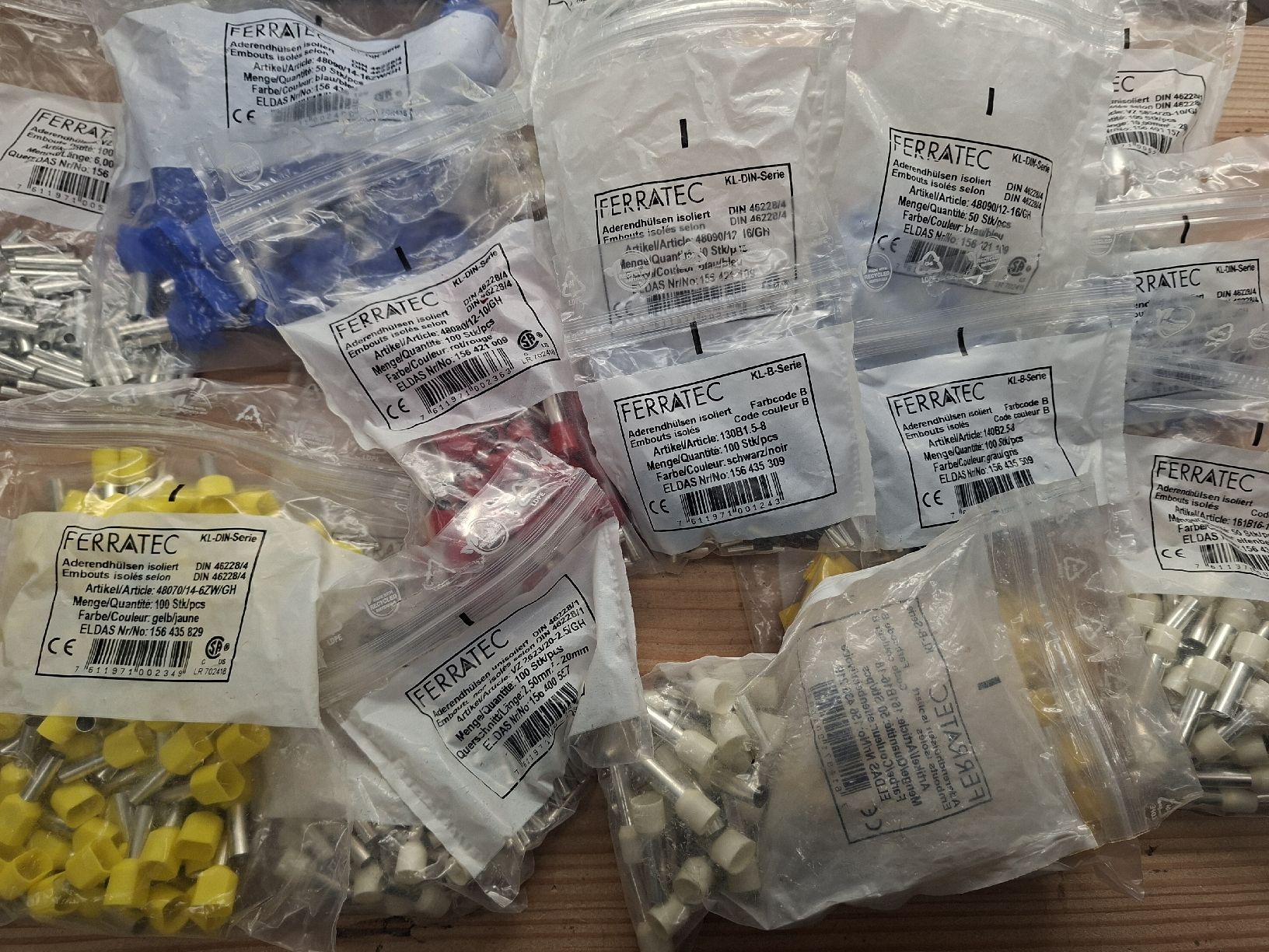 Elektronikbauteile: Diverse Aderendhülsen Ferratec  – Neu und originalverpackt aus Neunkirch von ElektMat 1