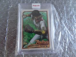 topps Project 70 Baseball Tatis jr. Alien Predator Tribute