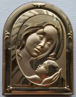 Andachtsbild geprägt Silber 925, Madonna mit Jesuskind