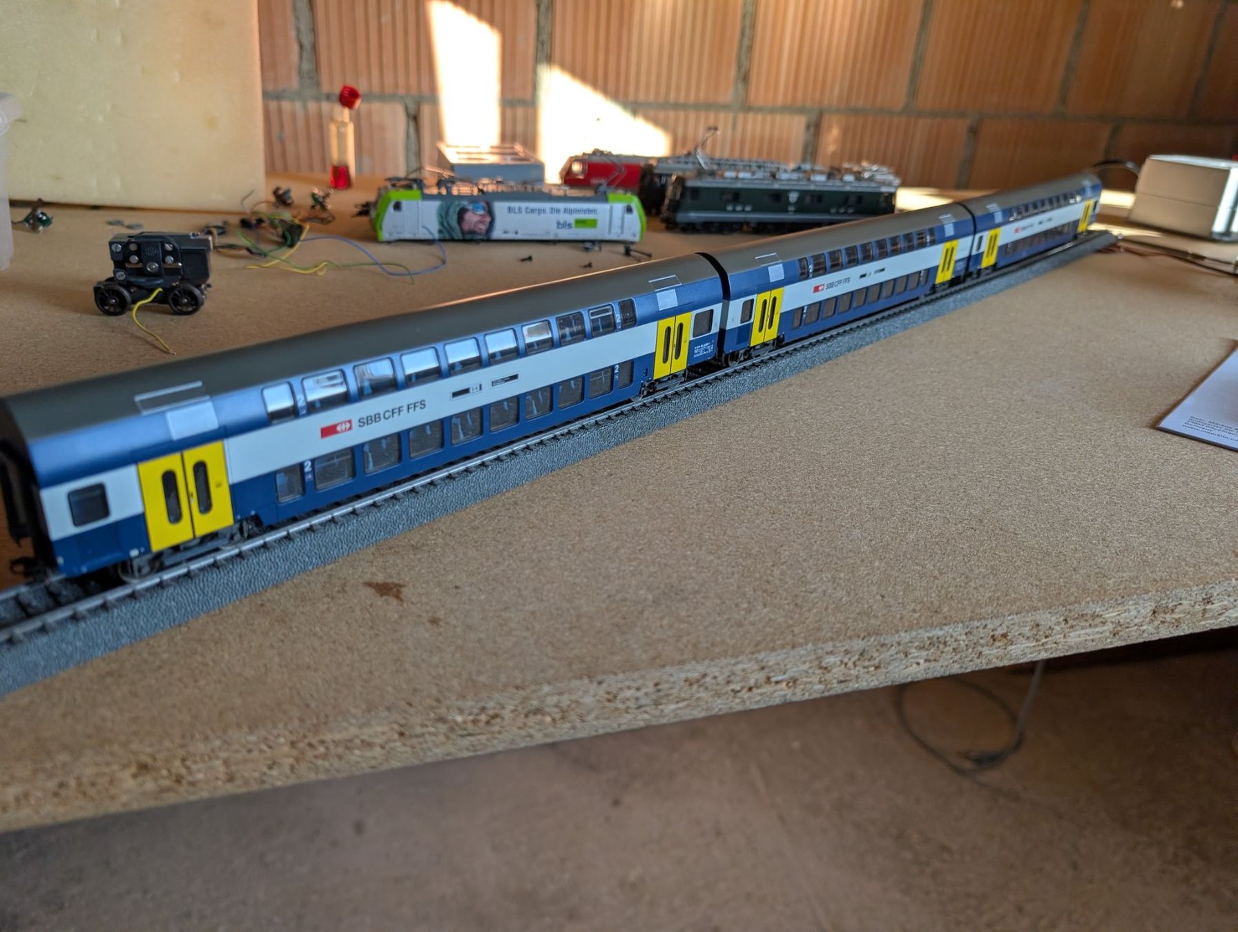 Märklin Modellini di ferrovie: Märklin 28505 SBB Doppelstockwagen – Usato da Steffisburg venduto da Narzisse