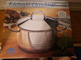 Edelstahl-Fleischtopf 3.0L - NEU & OVP