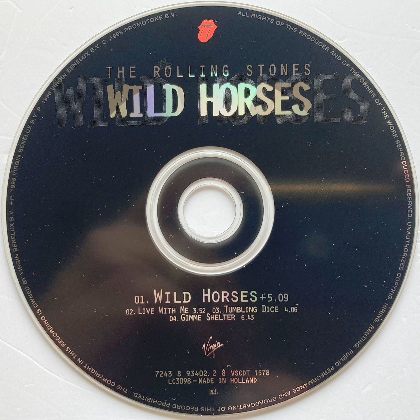 CD: ROLLING STONES - WILD HORSES – Usato da Bottens venduto da hotter-than-hell 2